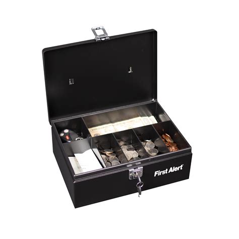 First Alert 3020F Steel Cash Box 